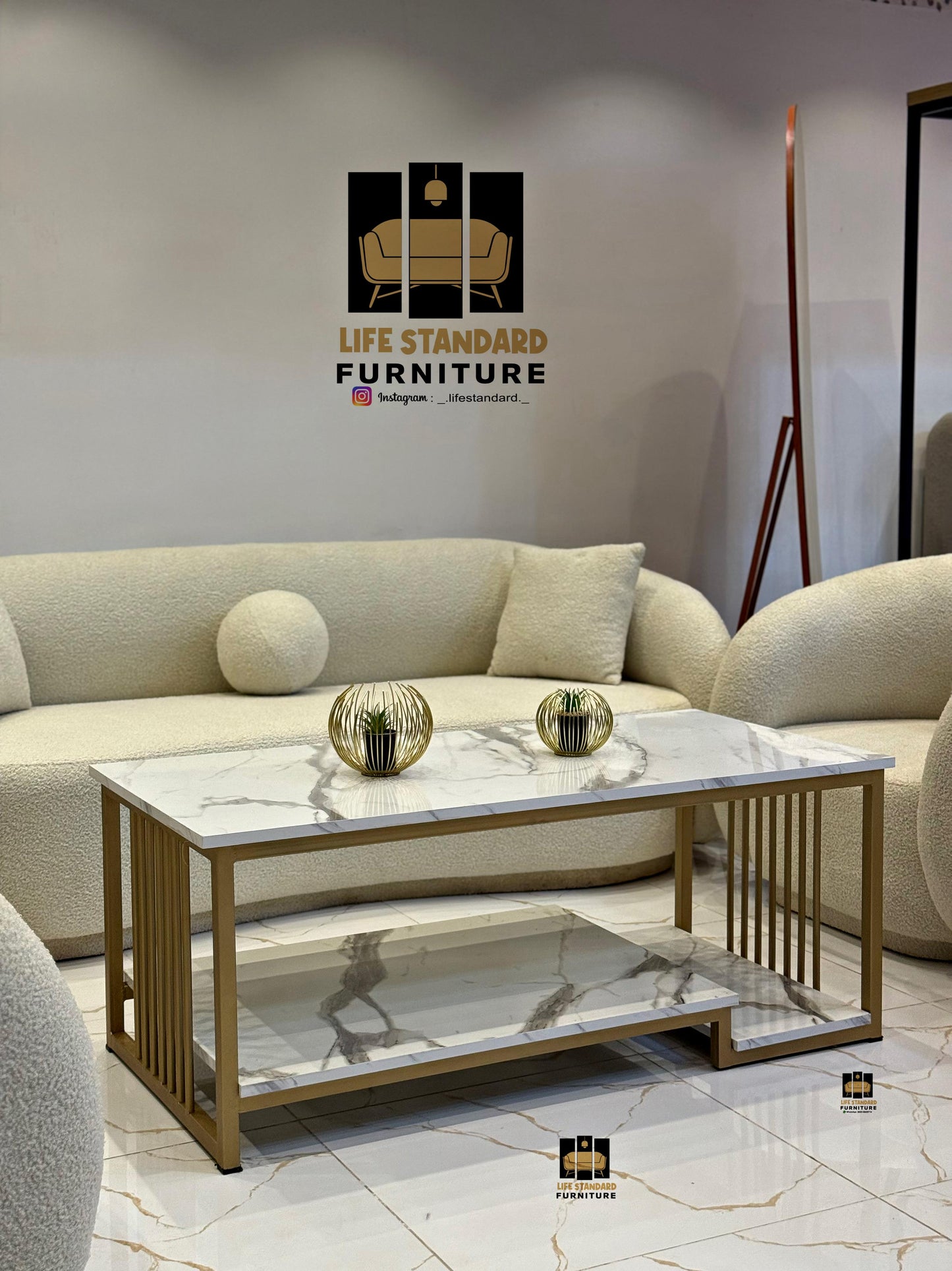 Luxury Modern Curved Sofa Set - Contemporary Living Room Elegance