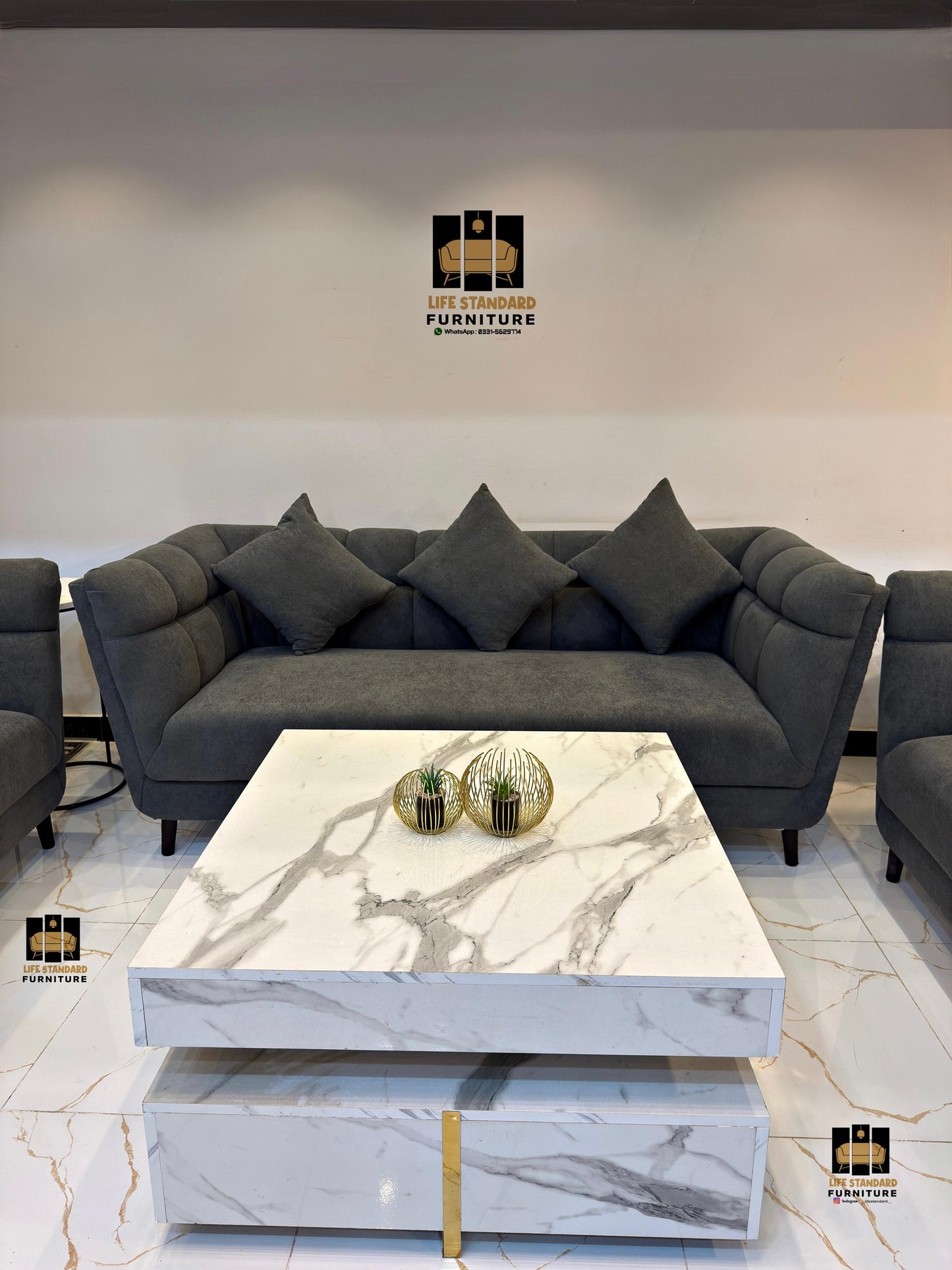 Premium 7-Seater Sofa Set in Towel Fabric – Modern Comfort Meets Elegant Design