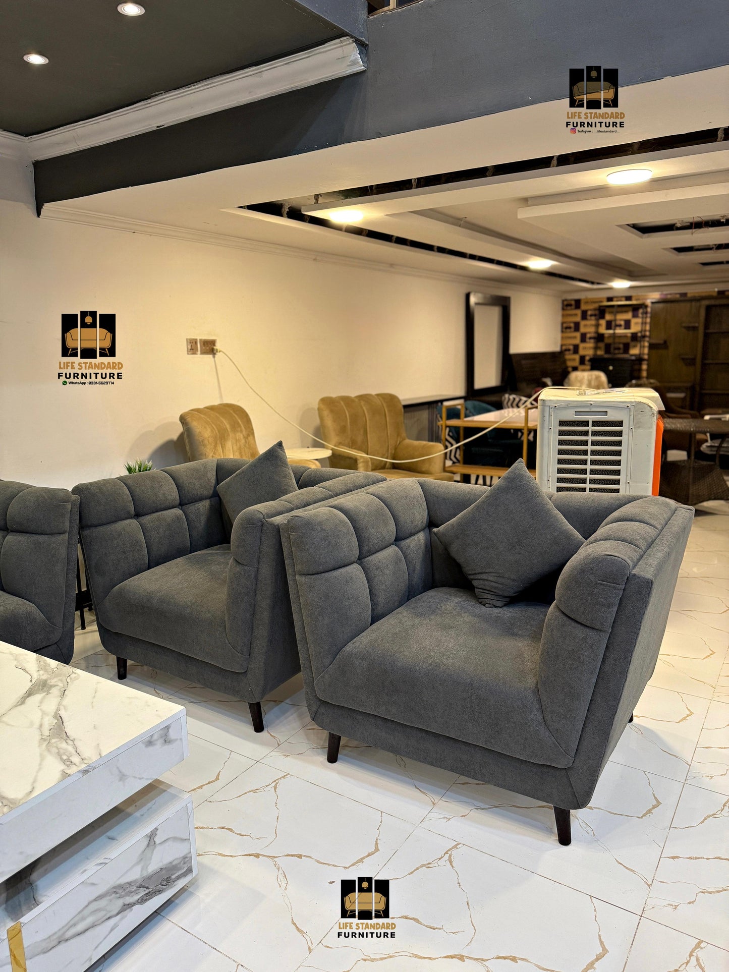 Premium 7-Seater Sofa Set in Towel Fabric – Modern Comfort Meets Elegant Design