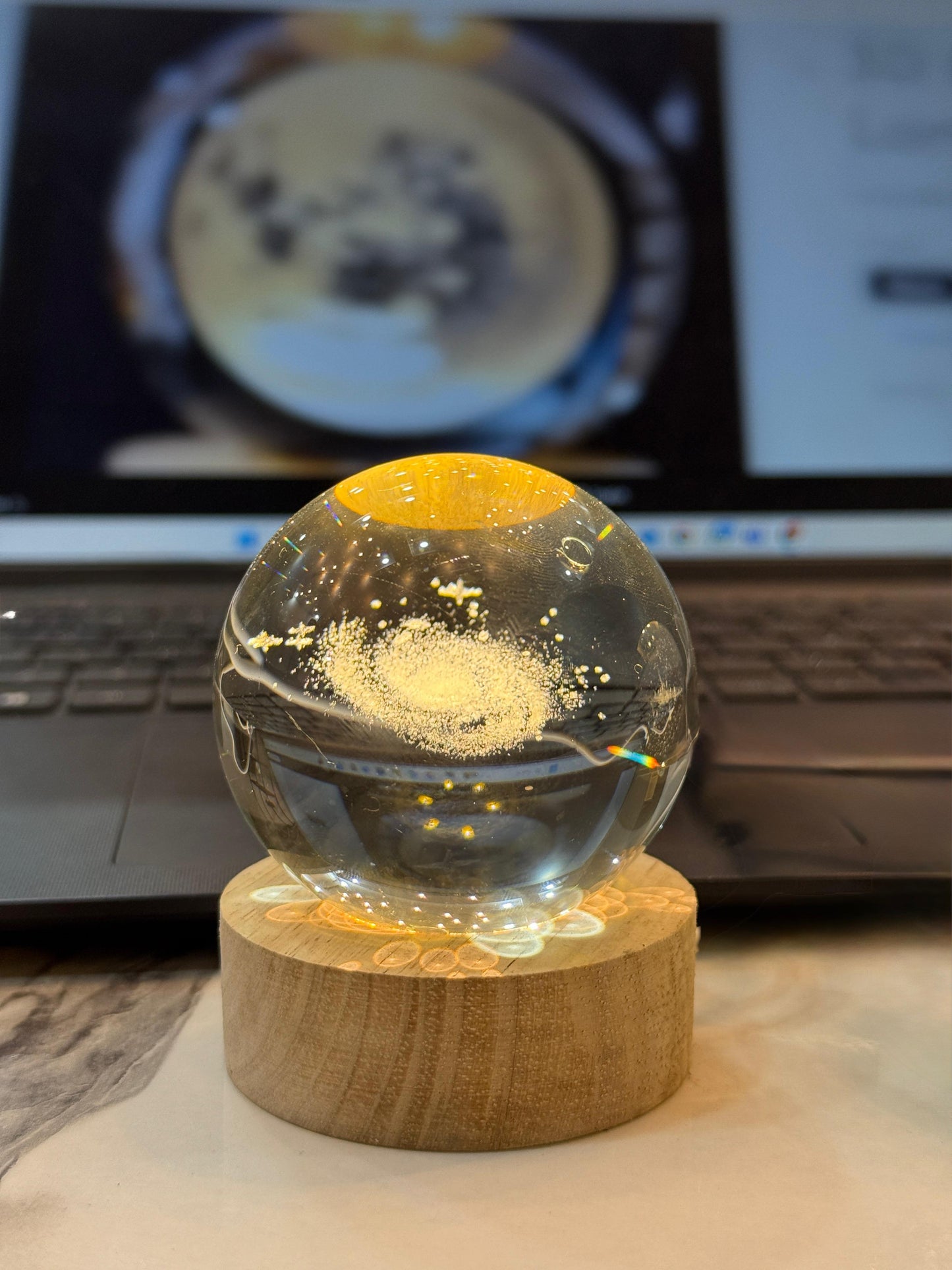 3D Crystal Globe LED Lamp Collection