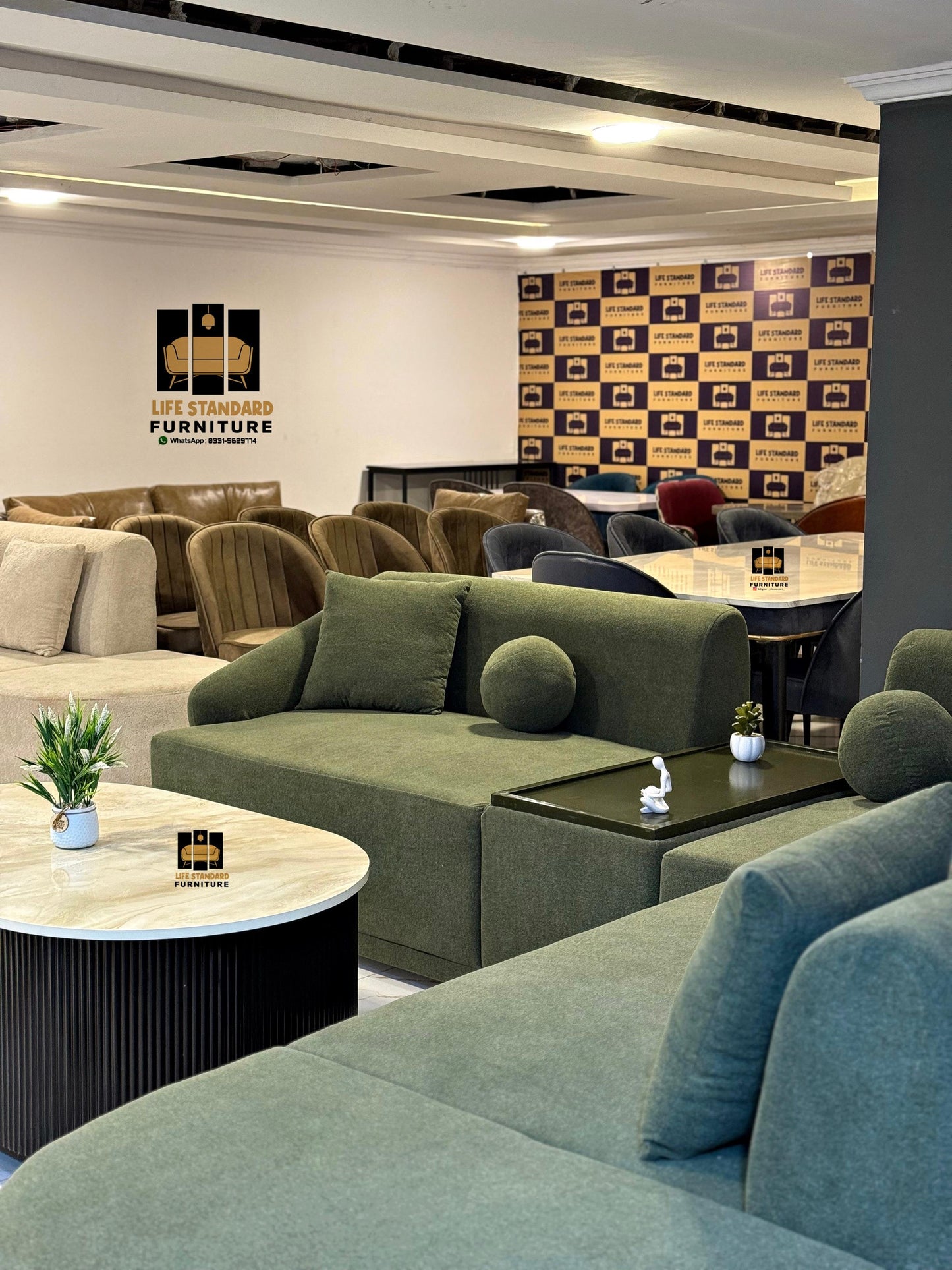 Luxury Modern Seven- Seater Sofa Set – Premium Towel Fabric Collection