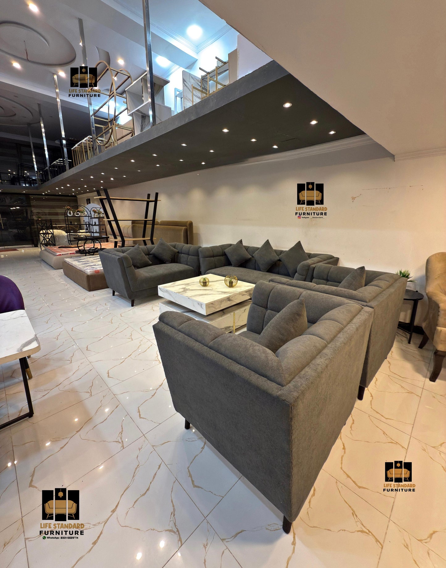 Premium 7-Seater Sofa Set in Towel Fabric – Modern Comfort Meets Elegant Design