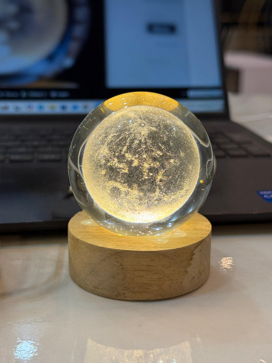 3D Crystal Globe LED Lamp Collection