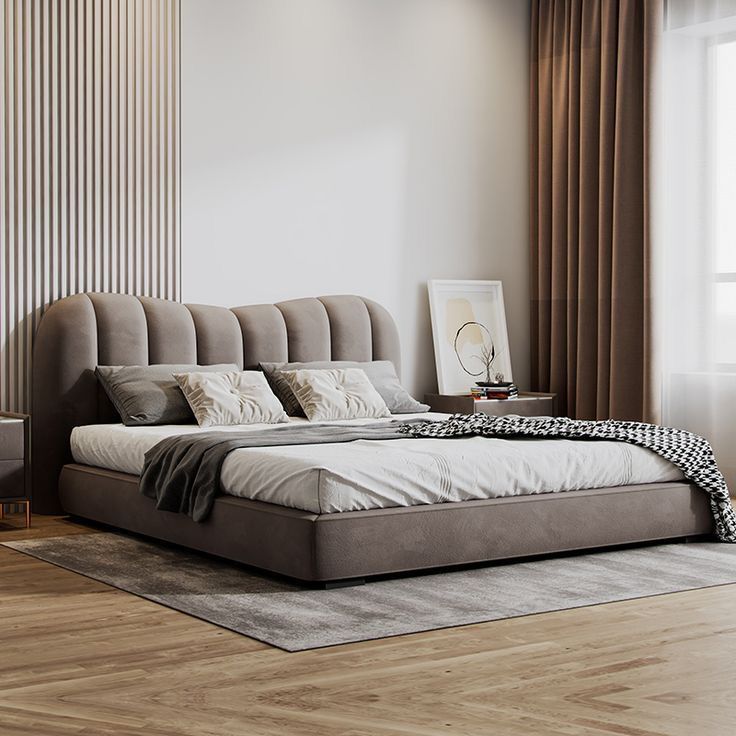 Modern Upholstered Bed – Redefining Elegance, Comfort & Durability ✨