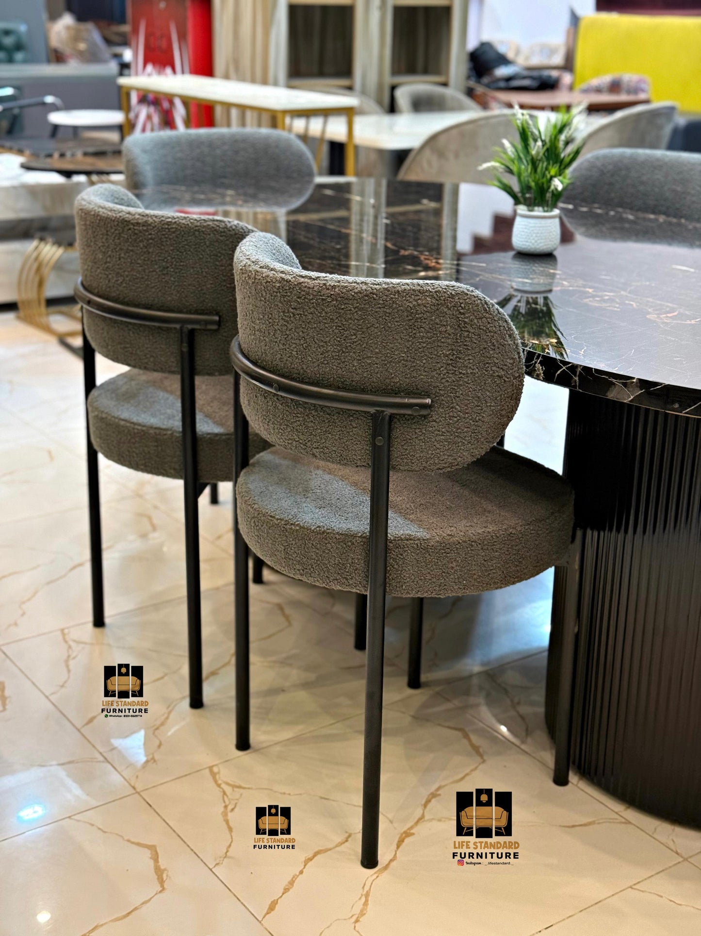 Luxury 6 Seater Modern Dining Table Set — Elegance in Every Detail