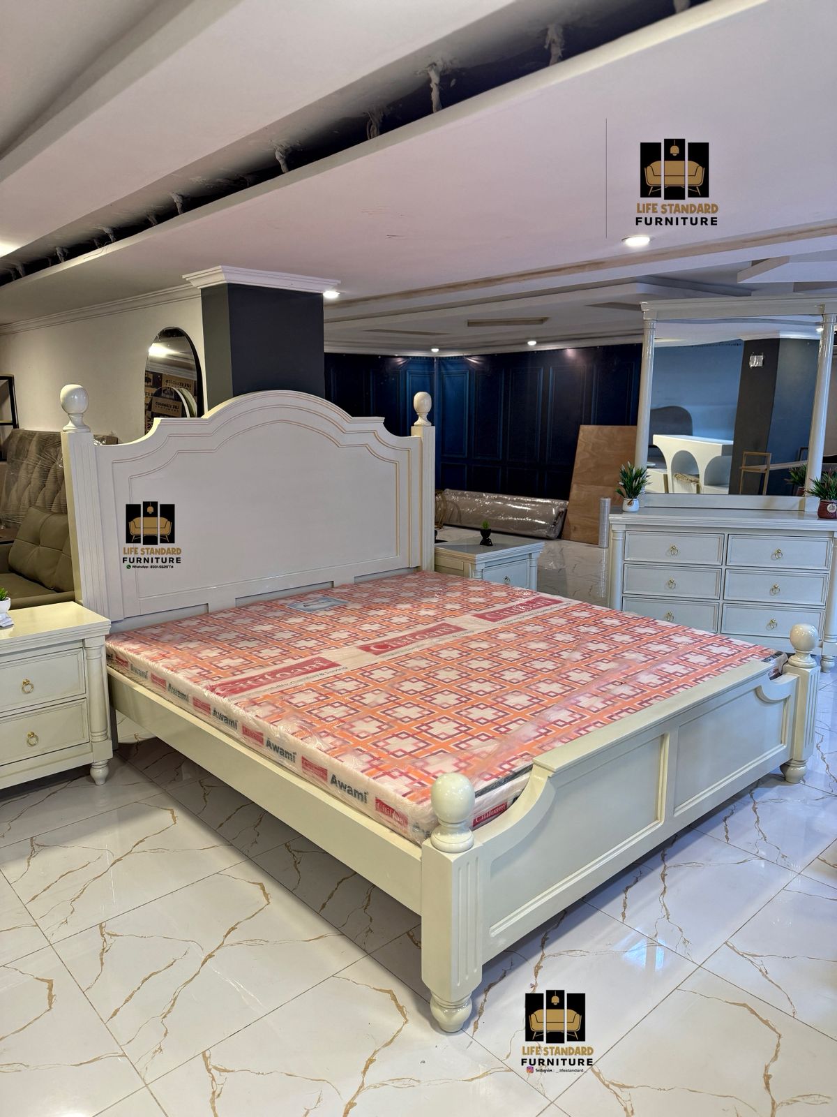 Luxury Deco Paint Bedroom Set