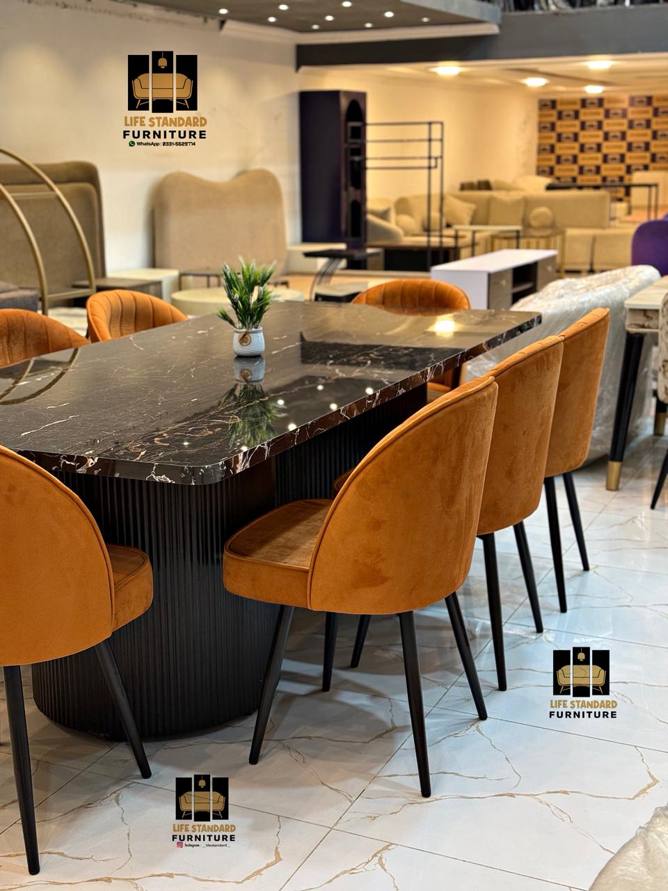 Luxury 8 Seater Dining Table Set Modern Elegance with Premium Finish 🍽️