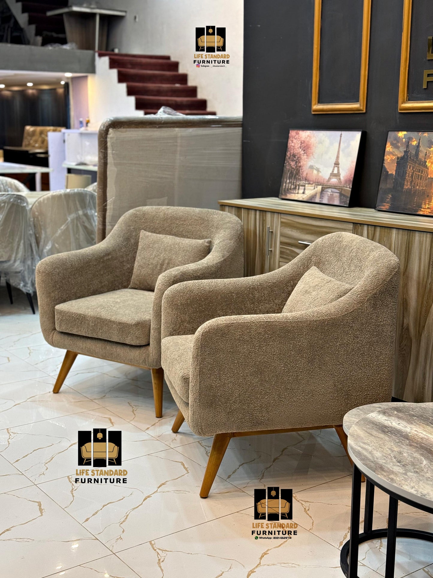 Luxury Modern Lounge Chairs (Set of 2)✨