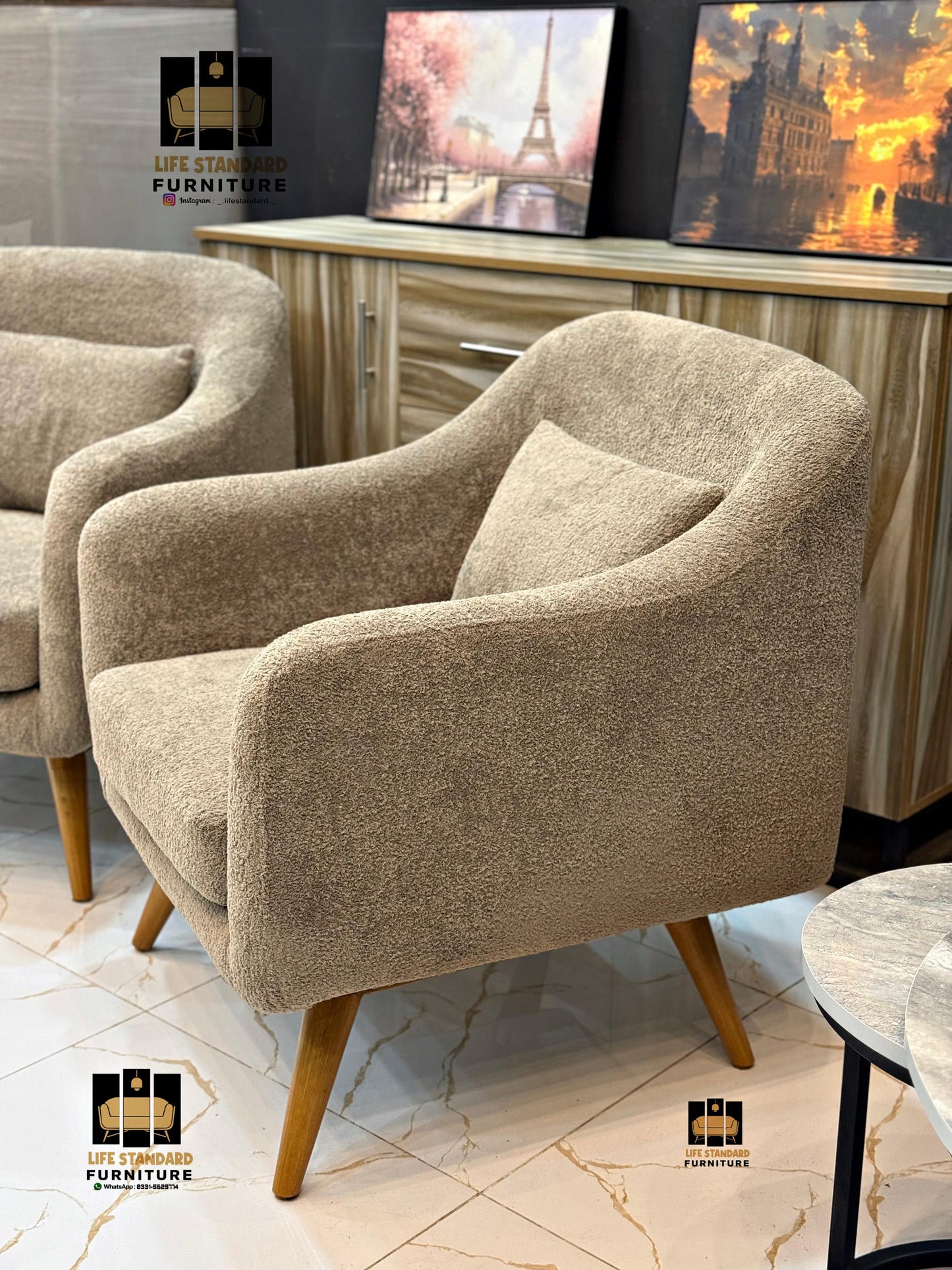 Luxury Modern Lounge Chairs (Set of 2)✨