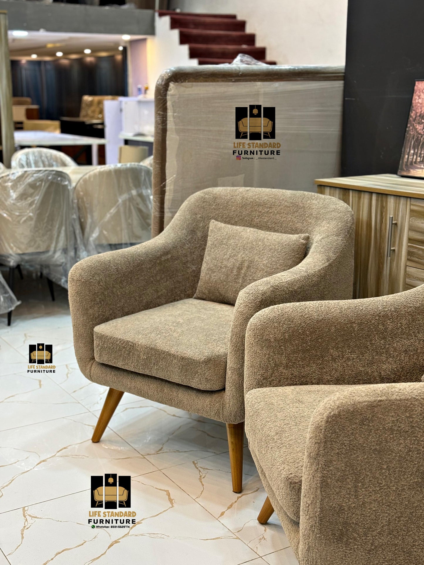Luxury Modern Lounge Chairs (Set of 2)✨