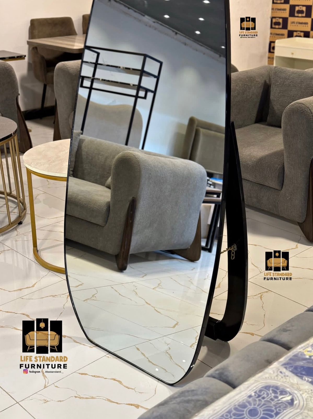 Premium Full-Length Standing Mirror  Modern Elegance for Your Space🪞