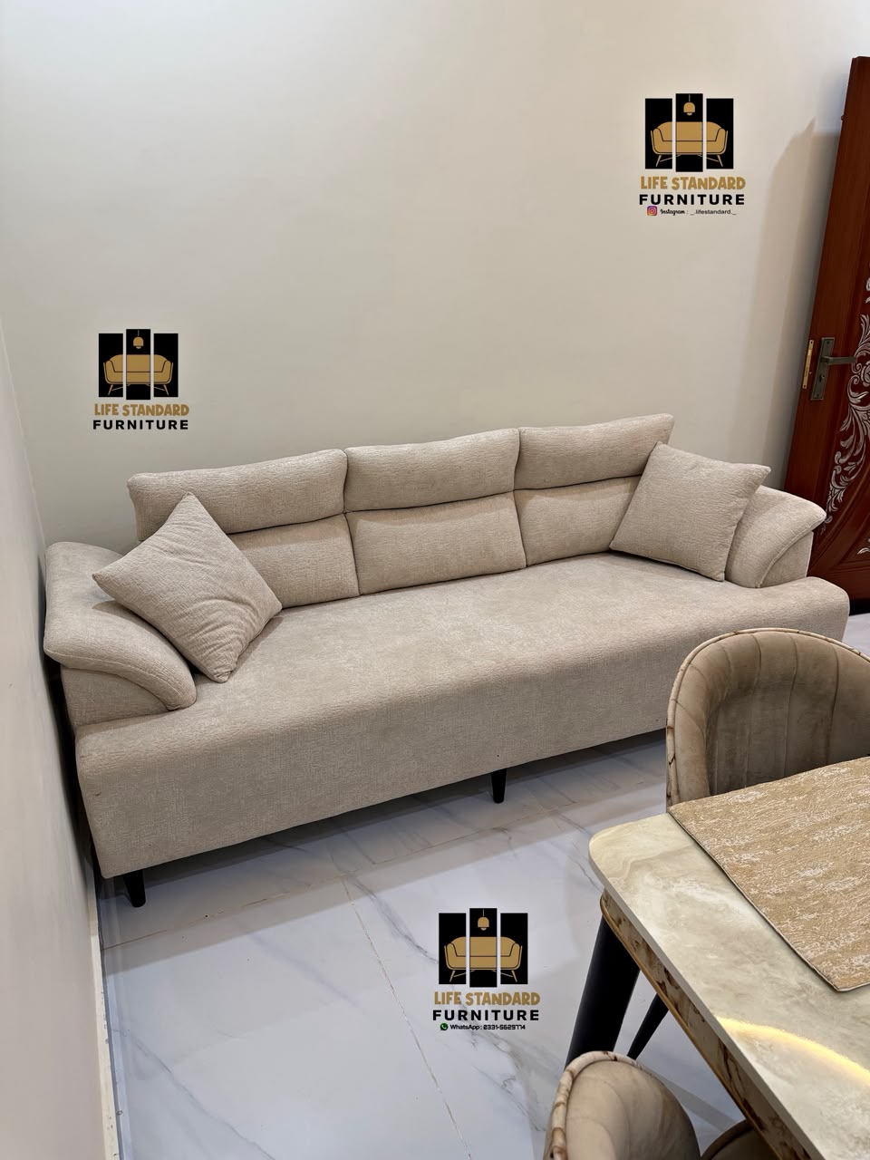 ✨ Premium Modern 3 Seater Sofa – Luxury Comfort Meets Timeless Style 🛋️✨