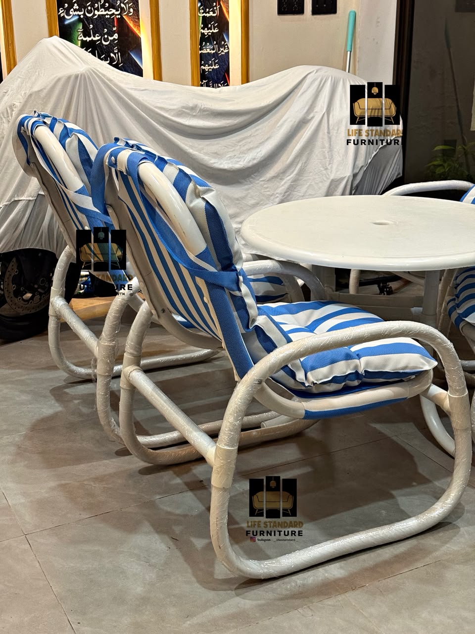 🌿✨ Premium Outdoor Garden Chair Set with Umbrella – Comfort Meets Outdoor Luxury ☂️🪑