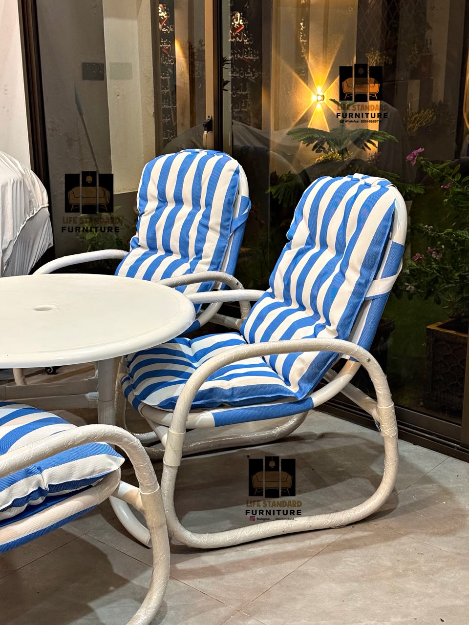 🌿✨ Premium Outdoor Garden Chair Set with Umbrella – Comfort Meets Outdoor Luxury ☂️🪑